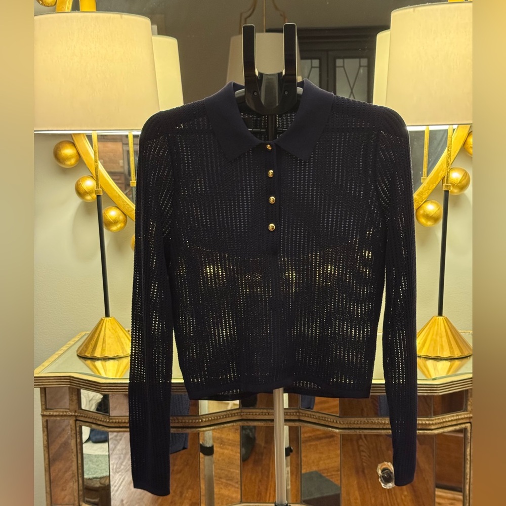 RAG & BONE NEW YORK Viola Polo Sweater - Picture 8 of 11